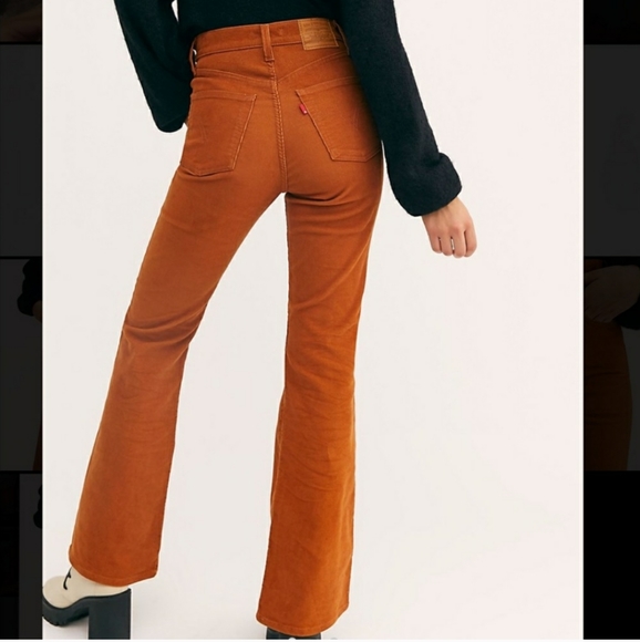NWT Levi’s Ribcage High Rise Corduroy Flare Jeans - Picture 5 of 10
